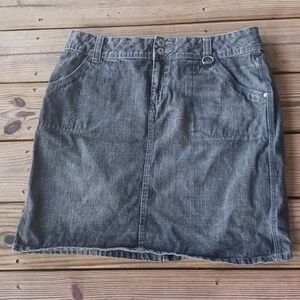 Faded Glory women’s black jean skirt size 14